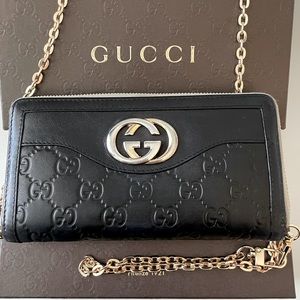 💎✨ BEAUTIFUL✨💎 GUCCI WALLET ON CHAIN